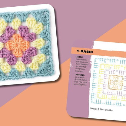 50 Carte Modello Granny Square
